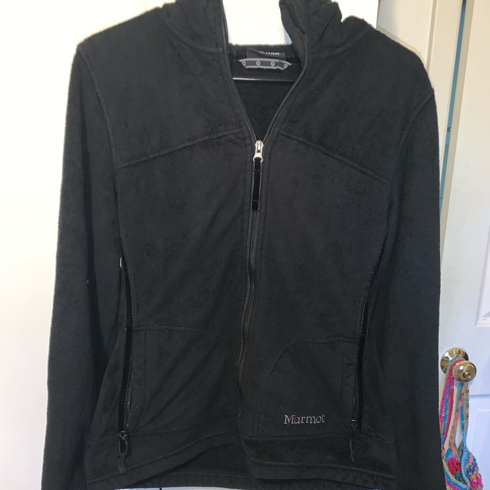 Hooded fleece zip up